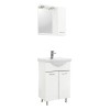 Mobilier complet de baie Ruben 55 alb