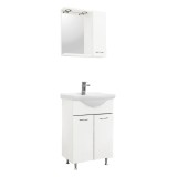 Mobilier complet de baie Ruben 55 alb