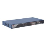 Switch 16 porturi POE Hikvision DS-3E1318P-EI, L2, Smart Managed, 16