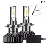 Set 2 becuri LED auto H1, F2 COB, 100W, canbus, 6500K, alb rece