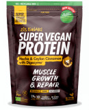 Proteina Super Vegana bio mocha si scortisoara de ceylon cu DigeZyme, 400g, Iswari