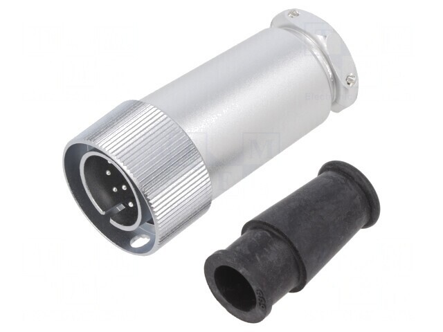Conector Circular RM15 Mufă Drept PIN 10 Argintat 5A