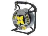 Prelungitor alimentare KEL 3x1,5mm2 25m 4 prize negru 16A