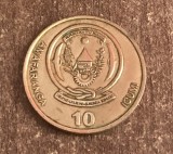 C50 - Moneda foarte veche - Rwanda - 10 amafaranga - 2003, Africa