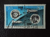 DDR-Misiuni Wostok-serie completa -stampilate, Stampilat