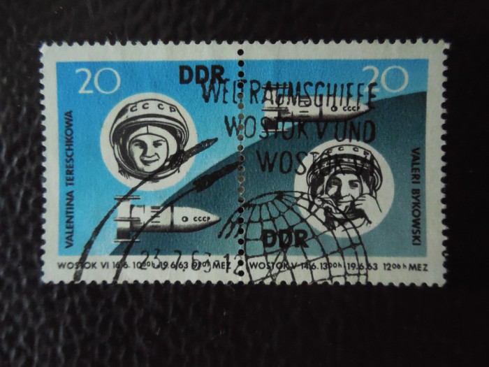 DDR-Misiuni Wostok-serie completa -stampilate
