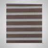 Jaluzea tip zebra, 80 x 150 cm, cafeniu