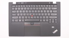 Carcasa superioara cu tastatura palmrest Laptop, Lenovo, ThinkPad X1 Carbon 1st Gen Type 34XX, 3433, 3444, 3446, 3448, 3460, 00HT000, 00HT038, 04W2794