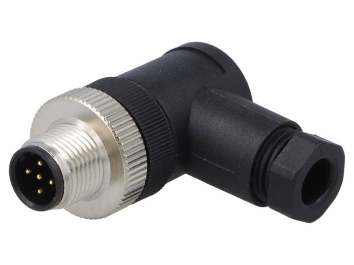 Conector M12 tată 5 pini IP67
