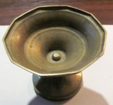 CY - Cupa vintage din bronz foarte frumoasa cu patina / H: 7 cm D gura: 9 cm