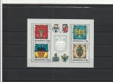 ROMANIA 2008 LP 1816 b LP 1817 INSEMNE HERALDICE ROMANESTI BLOC + COLITA MNH, Nestampilat