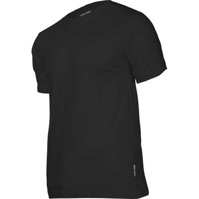 Tricou Bumbac Elastic / Negru - L foto
