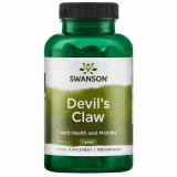 Devil&#039;s Claw - Gheara Diavolului 1 gram 100 capsule Swanson, Swanson Health Products