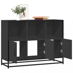 vidaXL Dulap, negru, 100x35x76 cm, lemn prelucrat 849029