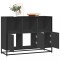 Gossi dulap, negru, 100x35x76 cm, lemn prelucrat