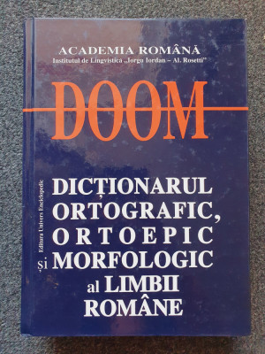 DOOM - Dictionarul ortografic, ortoepic si morfologic al limbii romane foto