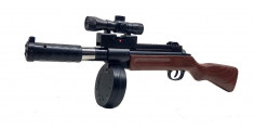 MITRALIERA/PUSCOCI AIRSOFT CALIBRU 6MM,INCARCATOR SI BILE BONUS,DISTRACTIE MARE! foto