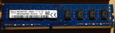 Memorie HYNIX 4GB DDR3 1600Mhz PC3-12800U - 2Rx8, Ram Desktop (functioneaza 775) foto