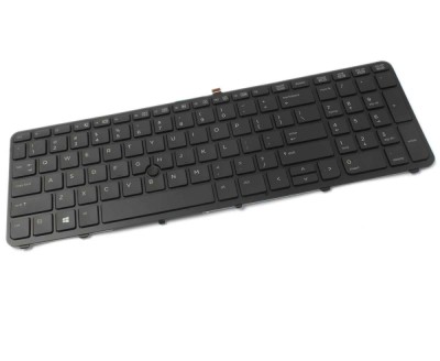 Tastatura HP PK130TK2B00 iluminata backlit, SPS 733688 001 iluminata backlit, ZBook 15 G1 iluminata backlit, foto