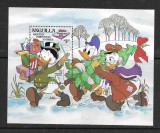 Anguilla 1983 - Crăciun, Disney, desene animate, colita neuzata