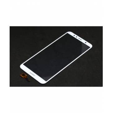 Geam Touchscreen Huawei Y6 2018 Alb Service Pack foto