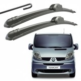 Cumpara ieftin Set 2 Ștergătoare Parbriz Flat Dedicate Renault Trafic 2, Opel Vivaro A, Nissan Primastar (2001-2014), Prindere Hook