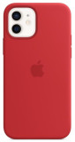 Protectie Spate Apple MHL63ZM/A pentru Apple iPhone 12, iPhone 12 Pro, Silicon (Rosu)