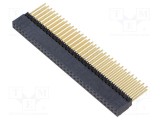 Conector şiruri pini tată 64 PIN 2,54mm aurit THT SAMTEC