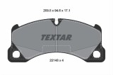 Set placute frana TEXTAR 2214801