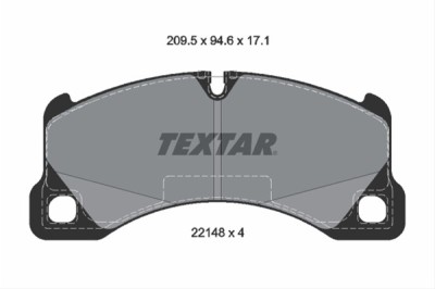 Set placute frana TEXTAR 2214801 foto