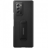 Husa Fibra Aramida Samsung Galaxy Fold 2 F916, Standing Cover, Neagra EF-XF916SBEGEU