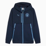 Manchester City hanorac de bărbați cu glugă Pumatech navy - S