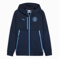 Manchester City hanorac de bărbați cu glugă Pumatech navy - L