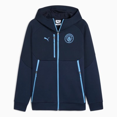 Manchester City hanorac de bărbați cu glugă Pumatech navy - L foto