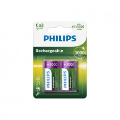 Philips MultiLife 1.2V C/HR14 3000mah NiMh baterie reincarcabila-Conținutul pachetului 1x Blister