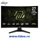 Monitor gaming curbat MSI 27" 240Hz VA 0.5ms, Full HD, HDMI, DisplayPort, negru