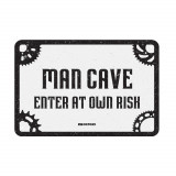 Placa Metalica Oxford Garage Man Cave