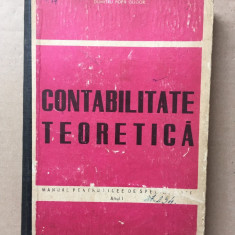 Contabilitate teoretica/ Dumitru Popa Gligor/ manual/ 1969