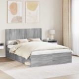 vidaXL Tăblie cap Sonoma gri Lemn prelucrat 889681