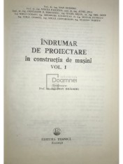 I. Draghici - Indrumar de proiectare in constructia de masini, vol. 1 (Editia: 1981) foto