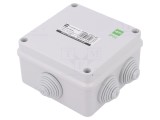 Cutie de Conexiuni ELEKTRO-PLAST NASIELSK IP55 Gri, Garnituri Membrana, 129x129x61mm