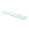 VidaXL Raft din sticlă transparentă, 90 x 20 cm