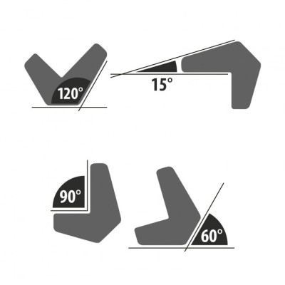 HANDY - Magnet de fixare pentru sudură - 15&amp;deg; - 60&amp;deg; - 90&amp;deg; - 120&amp;deg;- 9 kgf - 10882B foto