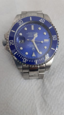 Rolex Submariner Date Blue Dial 18K White Gold Oyster Bracelet Automatic Men foto