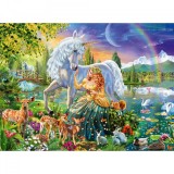 Cumpara ieftin Puzzle Printesa Si Unicorn, 200 Piese Starline, Ravensburger