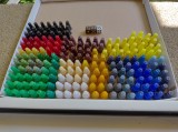 Joc vechi Nu Te Supara Frate perioada comunista 4 pioni de aceeași culoare 20 lei Toți=500 lei