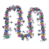 Ghirlanda Craciun plastic multicolor 200 cm