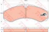Set placute frana,frana disc IVECO DAILY IV caroserie inchisa/combi (2006 - 2012) TRW GDB1534
