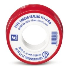 Banda Teflon Griffon, 12m x 12mm x 0,1mm, PTFE, Alb, Certificat GASTEC, Banda de Etansare din PTFE, Banda de Teflon PTFE, Benzi de Teflon, Benzi de Et foto