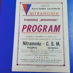 program Nitramonia Fagaras - CSM Suceava